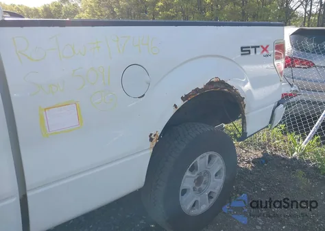 2013 Ford F-150 Stx из США, поврежденный, VIN 1FTEX1EMXDKD76492